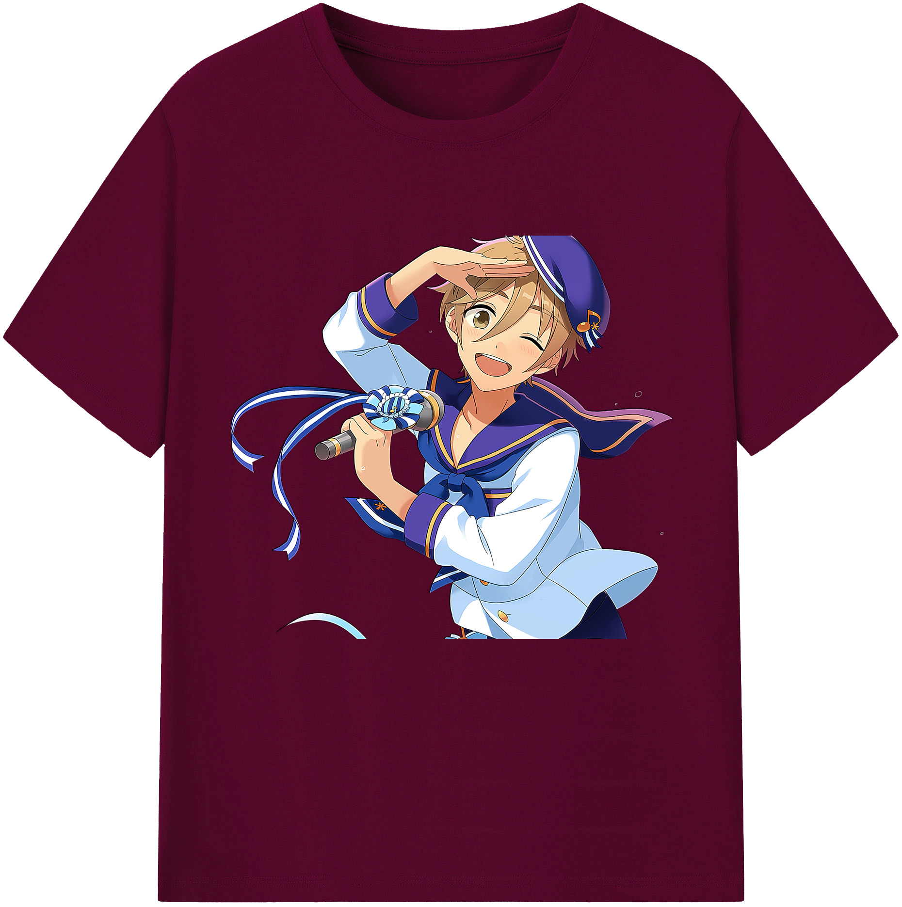 （画像用） あんさんぶるスターズ! Ensemble Stars レディースカジュアルプリントTシャツ（綿100％）